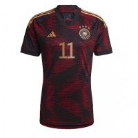 Camisa de time de futebol Alemanha Mario Gotze #11 Replicas 2º Equipamento Mundo 2022 Manga Curta